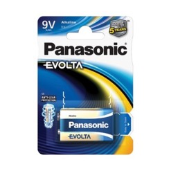 Baterija Panasonic EVOLTA 6LR61-1BP 9V Baterija Panasonic EVOLTA 6LR61-1BP 9V