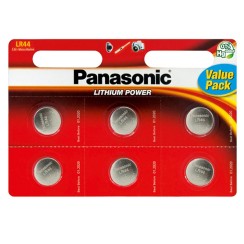Baterijas Panasonic LR-44 EL 6BP  Baterijas Panasonic LR-44 EL 6BP