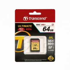 Atmiņas karte SD SDXC Transcend Ultimate 64GB 633x Class 10 Atmiņas karte SD SDXC Transcend Ultimate 64GB 633x Class 10